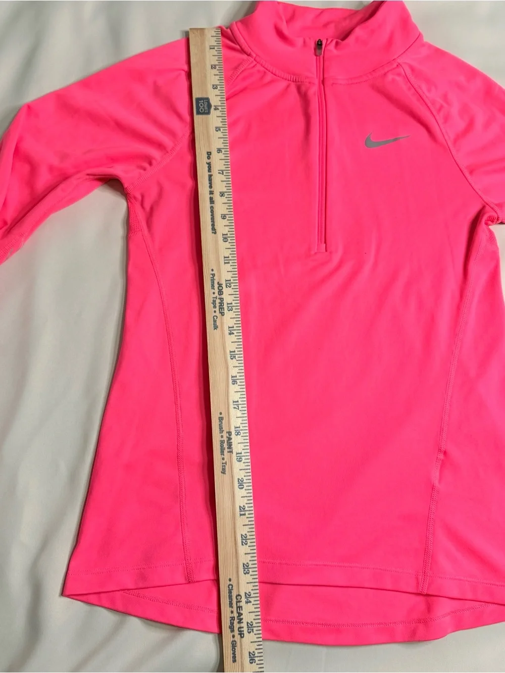 Nike Running Dri-FIT Neon Pink Reflective Quarter Zip Pullover XS